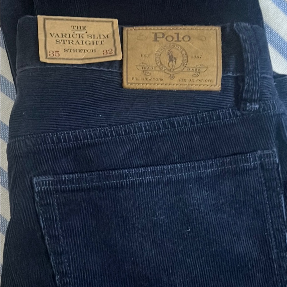 Polo by Ralph Lauren Men's Navy Slim Straight Jeans